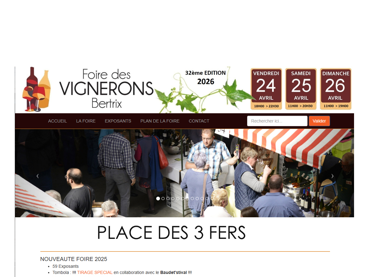 Site foiredesvignerons.com